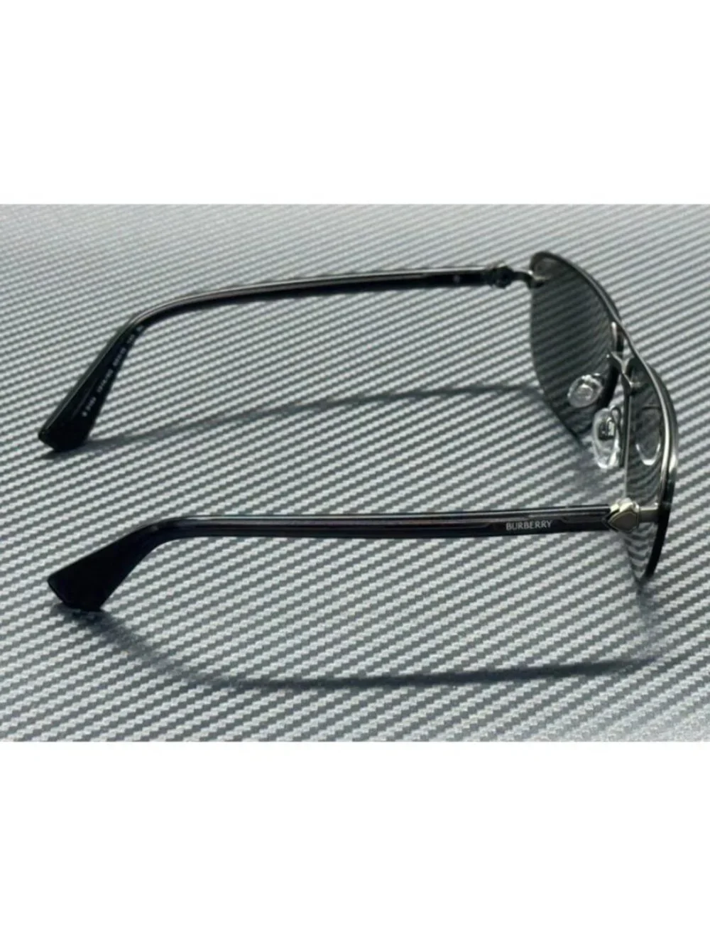 New Burberry Men Matte Grey Sunglasses 63-15-140